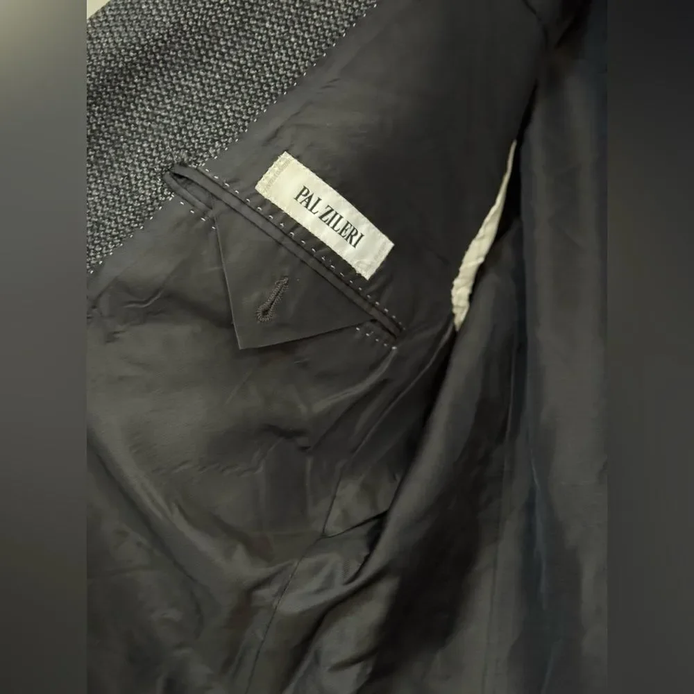 Pal Zileri Loro Piana Cashmere Blazer Men’s 42R Gray Sport Coat Italy